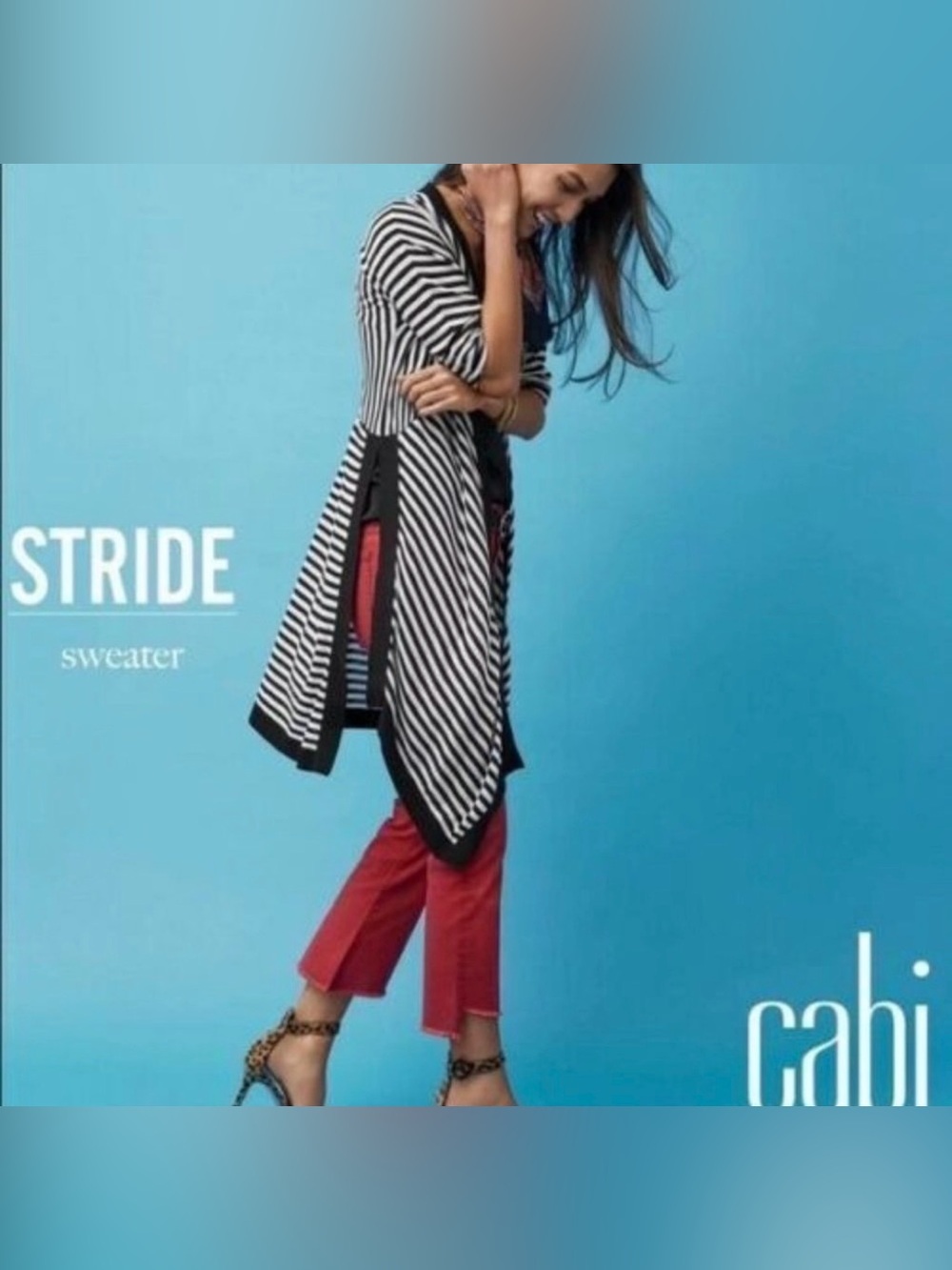 NWOT CAbi Stride Sweater